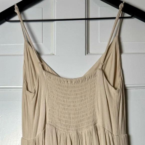 Garage Beige Textured Dress - Picture 4 of 5